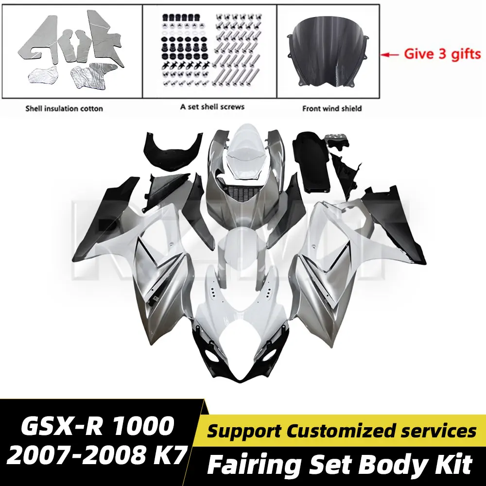 For Suzuki GSX-R 1000 2007-08 K7 ABS Plastic Motorcycle Fairing Set Accessories Injection Body Kit Bodywork Set 07-08 S1007-124a
For Suzuki GSX-R 1000 2007-08 K7 ABS Plastic Motorcycle Fairing Set Accessories Injection Body Kit Bodywork Set 07-08 S1007-124a