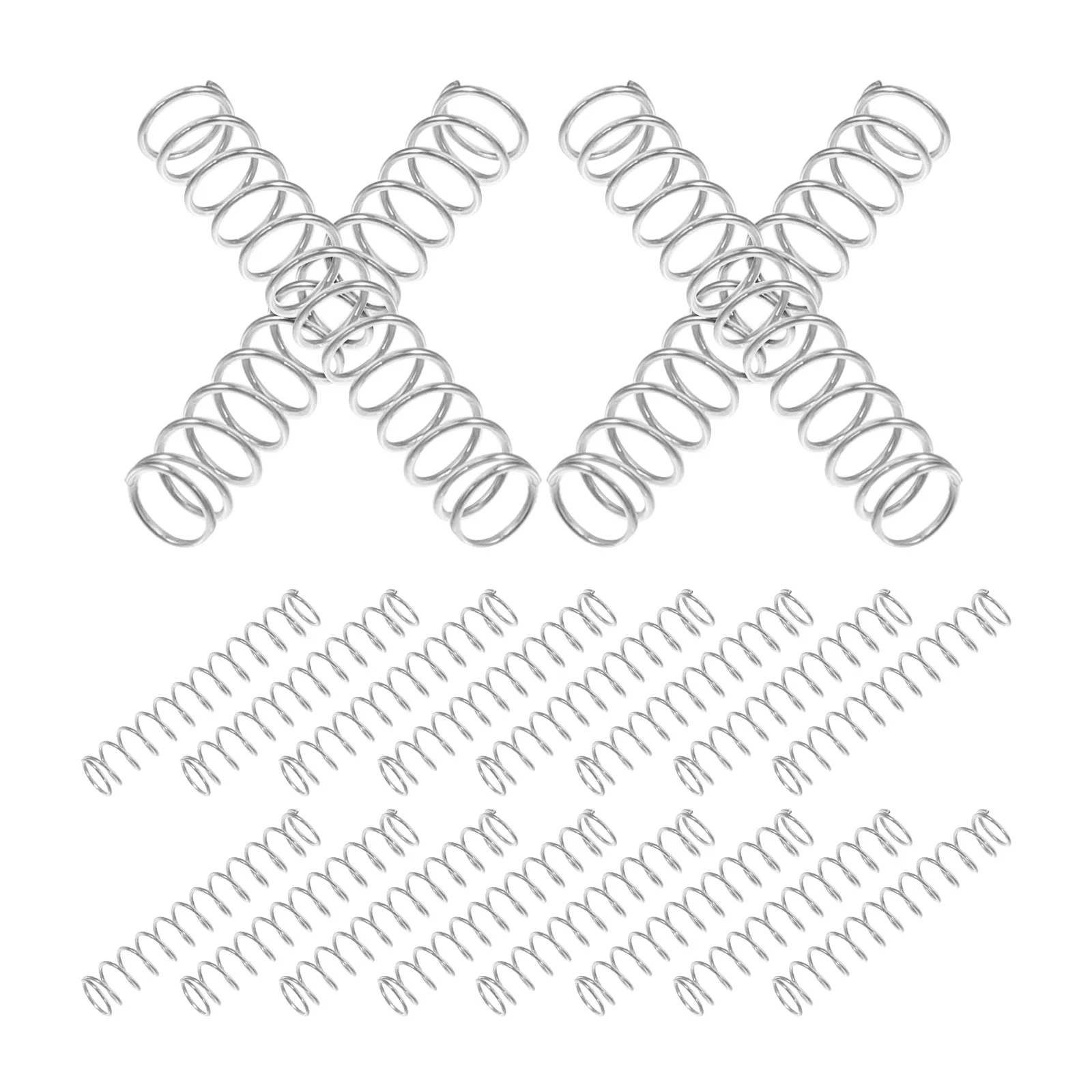 50Pcs Stainless Steel Compression Spring 0.4mm 4Mm 25Mm for Ballpoint Pen Refills Replacement Click Retractable Gel Pen Spring
50Pcs Stainless Steel Compression Spring 0.4mm 4Mm 25Mm for Ballpoint Pen Refills Replacement Click Retractable Gel Pen Spring