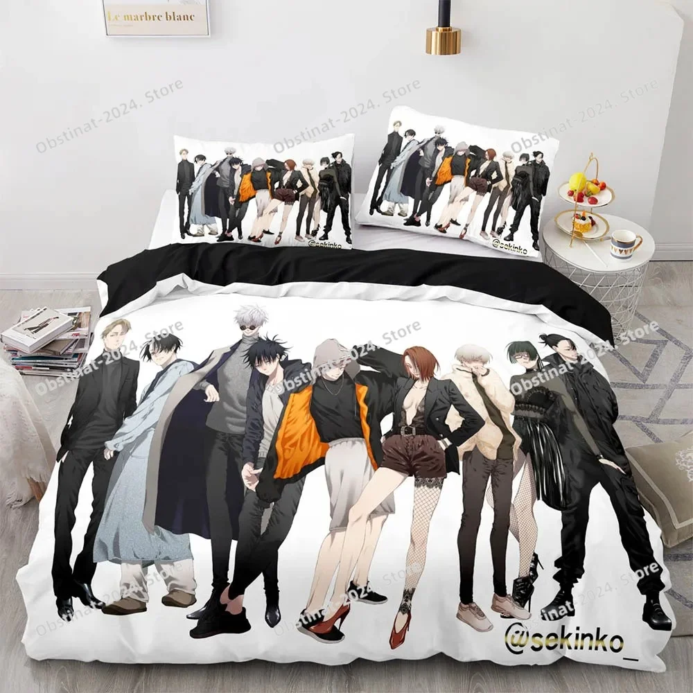 Jujutsu Kaisen Bedding set Printed Duvet Cover Pillowcase Single Double Queen Super King Size Sets
Jujutsu Kaisen Bedding set Printed Duvet Cover Pillowcase Single Double Queen Super King Size Sets