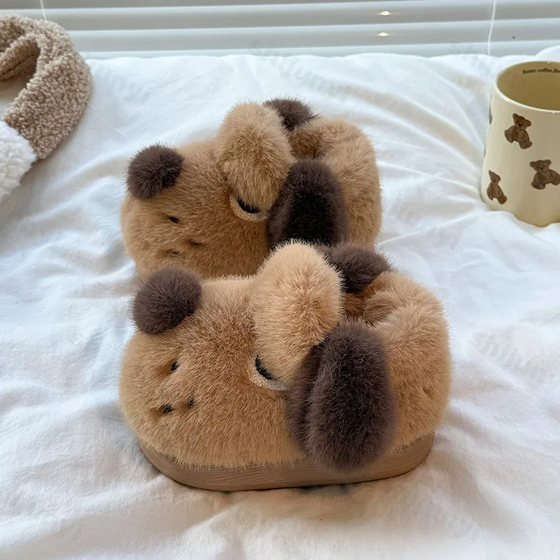 Children Home Cotton Slippers Cute Dog Cartoon Fluffy Baby Slippers 2025 Winter New Warm Comfortable Indoor Plush Floor Slippers
Children Home Cotton Slippers Cute Dog Cartoon Fluffy Baby Slippers 2025 Winter New Warm Comfortable Indoor Plush Floor Slippers