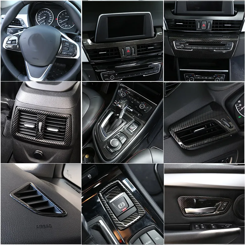 For BMW 2 Series F45 2015-2018 ABS Carbon Fiber Interior Kit Dashboard Console Gear Shift Panel Decoration Cover Trim Stickers
For BMW 2 Series F45 2015-2018 ABS Carbon Fiber Interior Kit Dashboard Console Gear Shift Panel Decoration Cover Trim Stickers