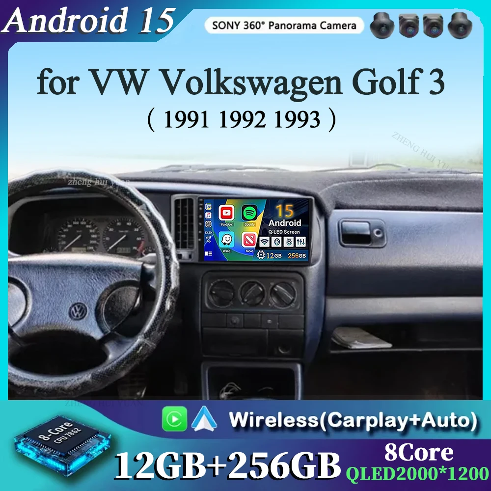 9-дюймовый автомобильный радиоприемник Android 15 для VW Volkswagen Golf 3 1991 1992 1993 Автомобильный радиоприемник Carplay Авто мультимедийный стерео видеоплеер GPS
9-дюймовый автомобильный радиоприемник Android 15 для VW Volkswagen Golf 3 1991 1992 1993 Автомобильный радиоприемник Carplay Авто мультимедийный стерео видеоплеер GPS