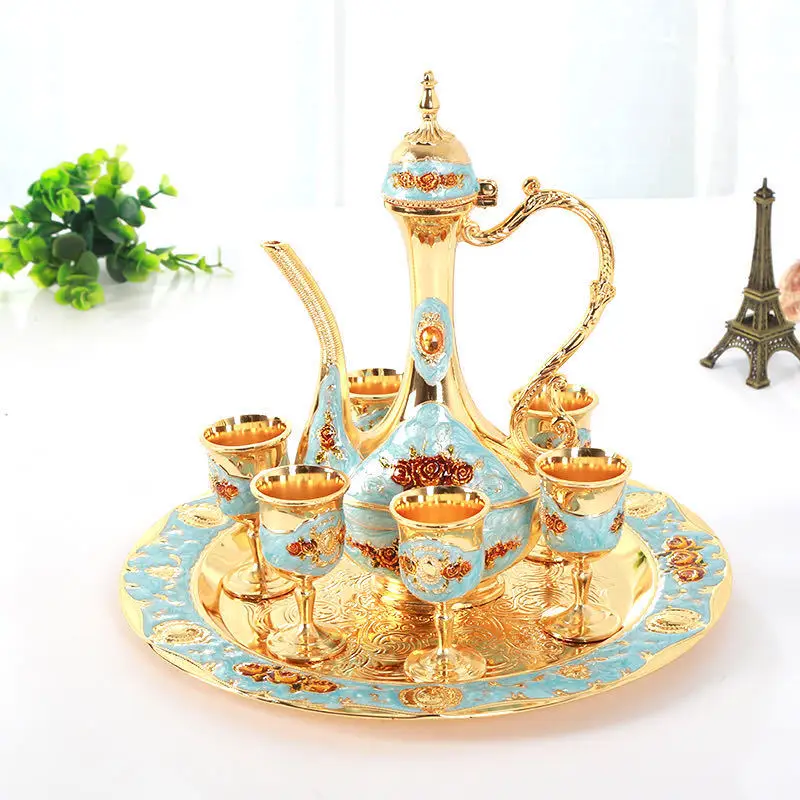 Creative Upscale Practical Small Flat Wine Set Luxury Wine Set Wine Pot Gold Home Home Bar Bar Set Bar Accessories
Creative Upscale Practical Small Flat Wine Set Luxury Wine Set Wine Pot Gold Home Home Bar Bar Set Bar Accessories