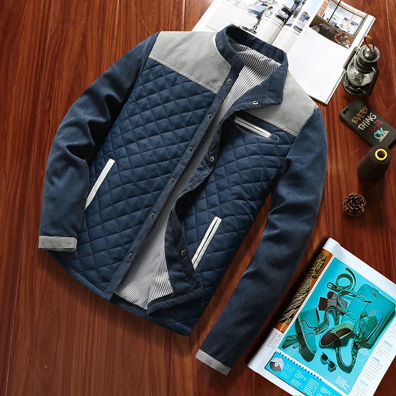 Stand Collar Mesh Pressed Lightweight Cotton Jacket Vintage Flight Casual Long Sleeve Coats Cotton Jacket Men's Baseball Jackets
Stand Collar Mesh Pressed Lightweight Cotton Jacket Vintage Flight Casual Long Sleeve Coats Cotton Jacket Men's Baseball Jackets