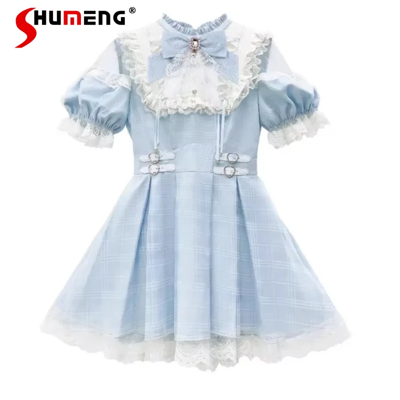 Women's Clothes New Original Rojita Sweet Dresses Water Color Mass-produced Mine Series Japanese Lolita Y2k Short-sleeved Dress
Women's Clothes New Original Rojita Sweet Dresses Water Color Mass-produced Mine Series Japanese Lolita Y2k Short-sleeved Dress