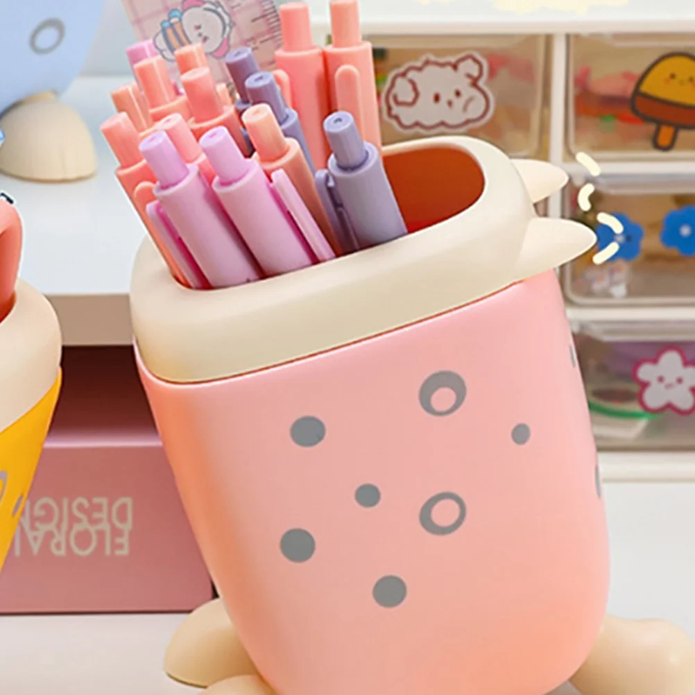 Cartoon Pen Holder Plastic Tabletop Modern Desk Accessories Large Capacity Storage Bucket Office Sundries ganizer Decorative
Cartoon Pen Holder Plastic Tabletop Modern Desk Accessories Large Capacity Storage Bucket Office Sundries ganizer Decorative