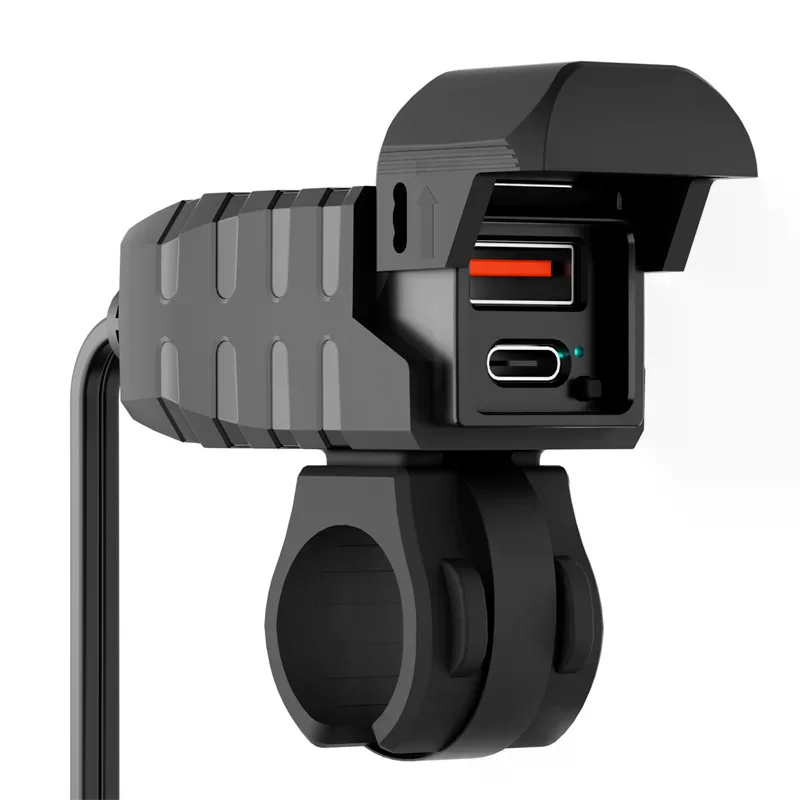PD+QC 3.0 Motorcycle USB Fast Charger Handlebar Dual USB Socket Waterproof 12V Power Supply Adapter
PD+QC 3.0 Motorcycle USB Fast Charger Handlebar Dual USB Socket Waterproof 12V Power Supply Adapter