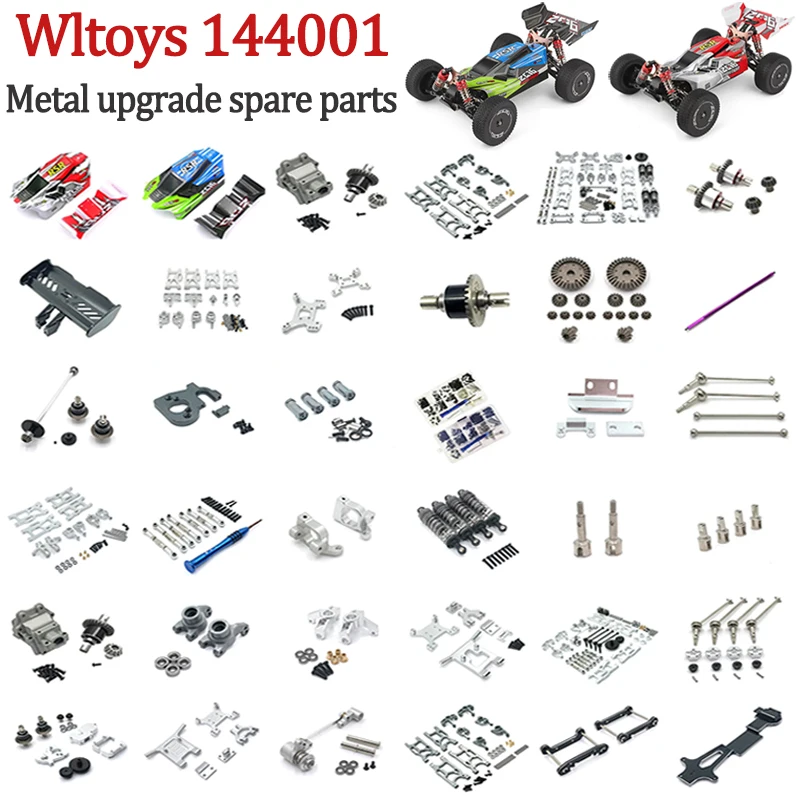 Wltoys 144001 124016 124017 124019 RC Car Metal Upgrade parts Differential gearbox Gear Steering cup Drive shaft Metal parts
Wltoys 144001 124016 124017 124019 RC Car Metal Upgrade parts Differential gearbox Gear Steering cup Drive shaft Metal parts