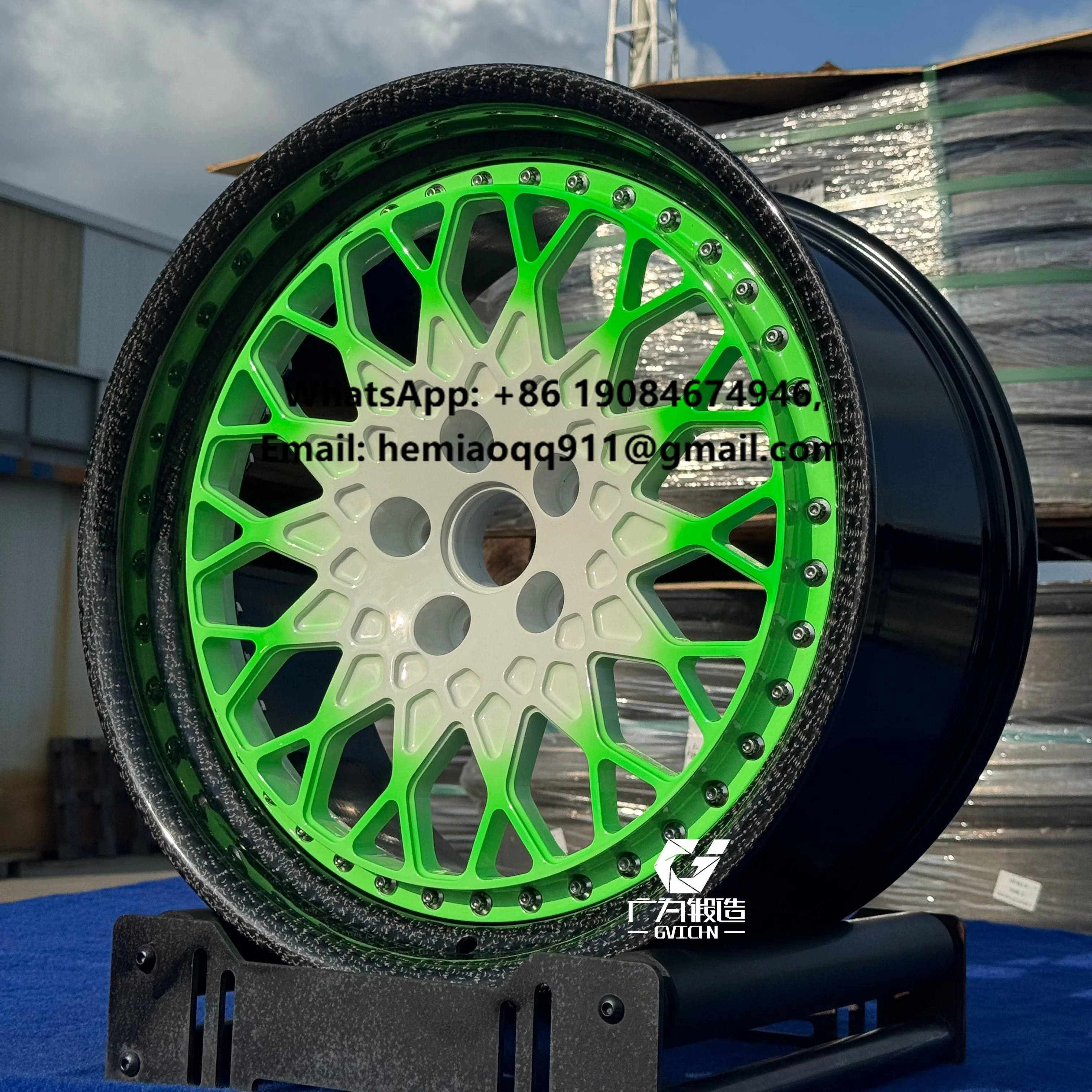 GVICHN Custom Carbon Fiber Lip Two Piece Forged Wheels Deep Dish Two Tone Finish Rims 5x114.3 5x112 5x110 5x130 for Audi BMW
GVICHN Custom Carbon Fiber Lip Two Piece Forged Wheels Deep Dish Two Tone Finish Rims 5x114.3 5x112 5x110 5x130 for Audi BMW