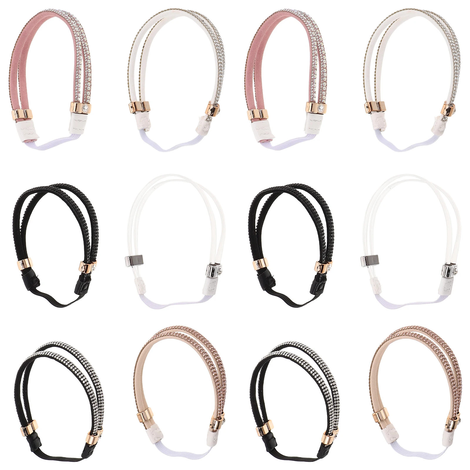 6 Pairs High Heels Laces Elastic Straps Rhinestone Bands Detachable Accessories for Sandals Slippers Replacement Shoe Straps
6 Pairs High Heels Laces Elastic Straps Rhinestone Bands Detachable Accessories for Sandals Slippers Replacement Shoe Straps