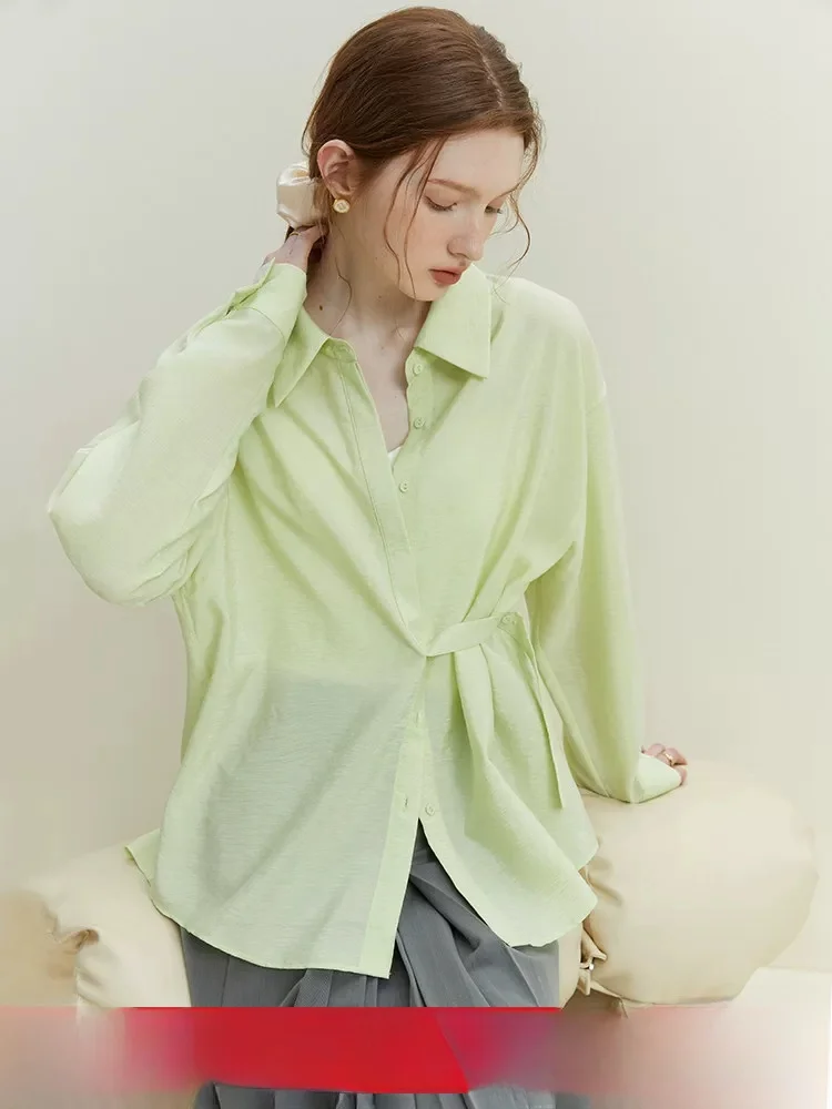Airy Loose Long Sleeve Women's Shirt Design Sensation Summer New Style Fangsi Lanen Polyester Fiber Commute Style Pure ...
Airy Loose Long Sleeve Women's Shirt Design Sensation Summer New Style Fangsi Lanen Polyester Fiber Commute Style Pure ...