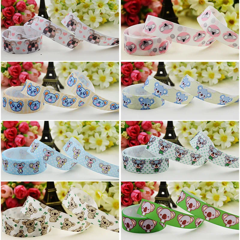 16mm 22mm 25mm 38mm 50mm 75mm koala Cartoon printed Grosgrain Ribbon DIY Hair Bows Merry Party Gift Decoration Material 10 Yards
16mm 22mm 25mm 38mm 50mm 75mm koala Cartoon printed Grosgrain Ribbon DIY Hair Bows Merry Party Gift Decoration Material 10 Yards