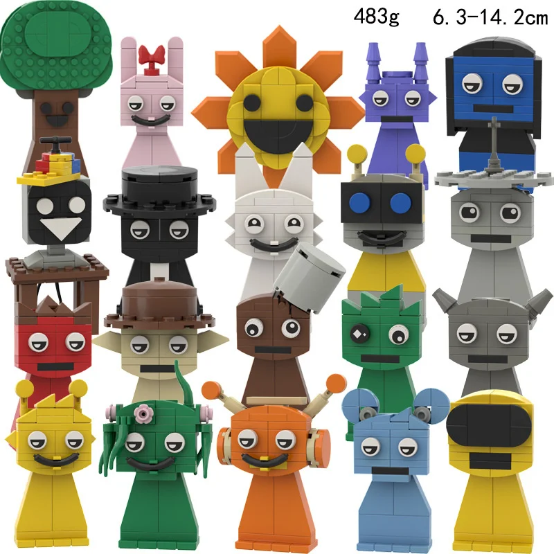 Sprunkis Building Block Model Rhythm Box Music Game Peripheral Assembling Small Particle Building Block Man Doll Toy Model New
Sprunkis Building Block Model Rhythm Box Music Game Peripheral Assembling Small Particle Building Block Man Doll Toy Model New