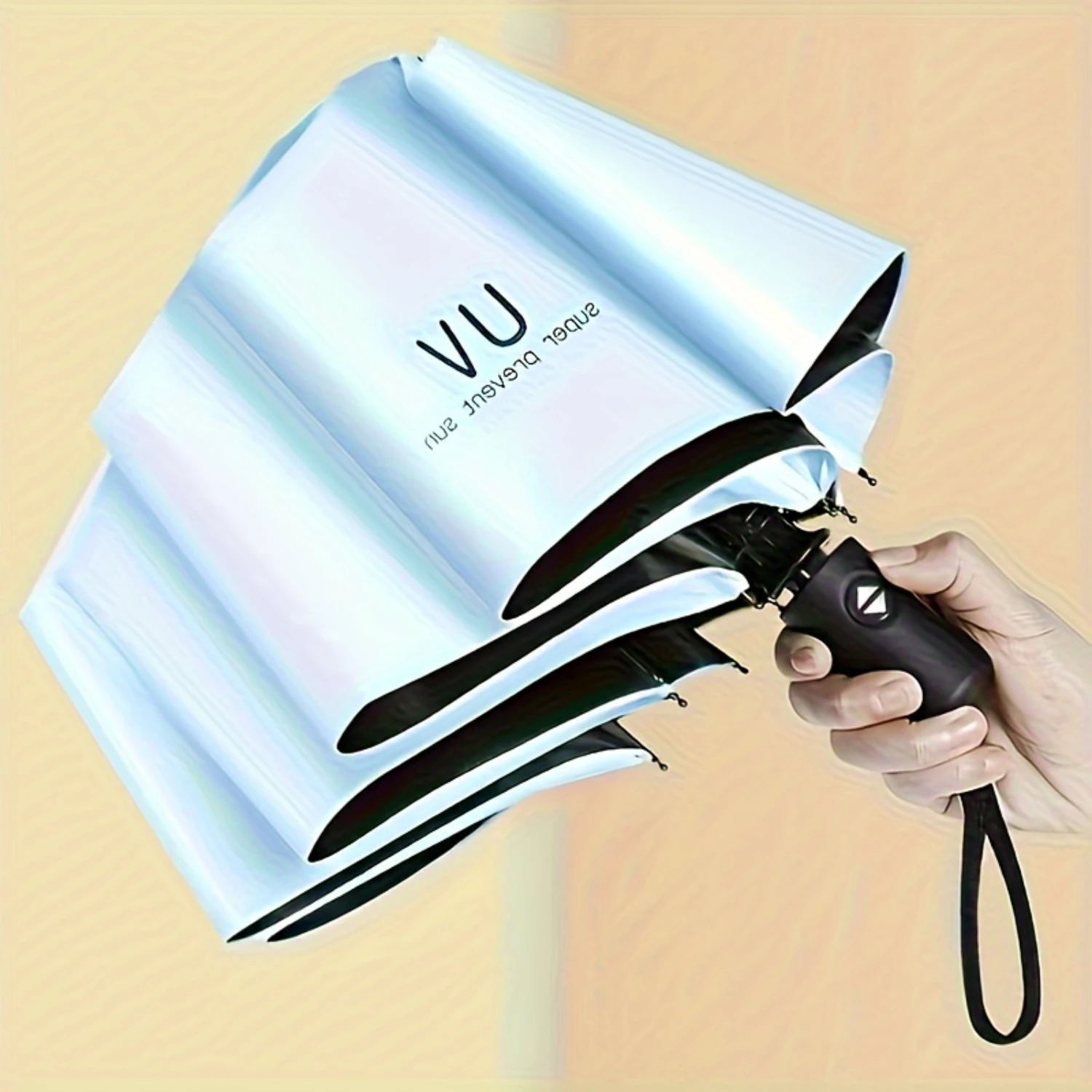 3-fold automatic 8-bone folding umbrella, windproof and sunscreen, strong and durable
3-fold automatic 8-bone folding umbrella, windproof and sunscreen, strong and durable
