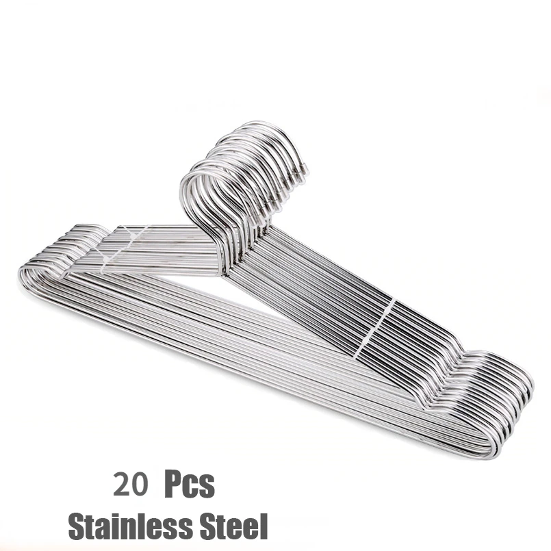 20 Pieces/Lot Hanger High Quality Metal Clothes Hanger with Groove / Anti-rust Stainless Steel Hanger
20 Pieces/Lot Hanger High Quality Metal Clothes Hanger with Groove / Anti-rust Stainless Steel Hanger