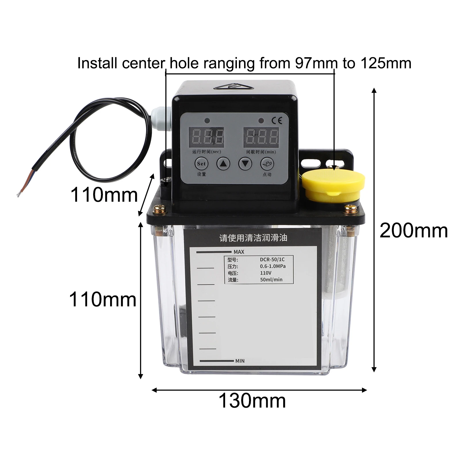 Automatic Lubricating Oil Pump for CNC Machines with Alloy Gear 1L 2L Capacity and User Friendly Operation Panel
Automatic Lubricating Oil Pump for CNC Machines with Alloy Gear 1L 2L Capacity and User Friendly Operation Panel