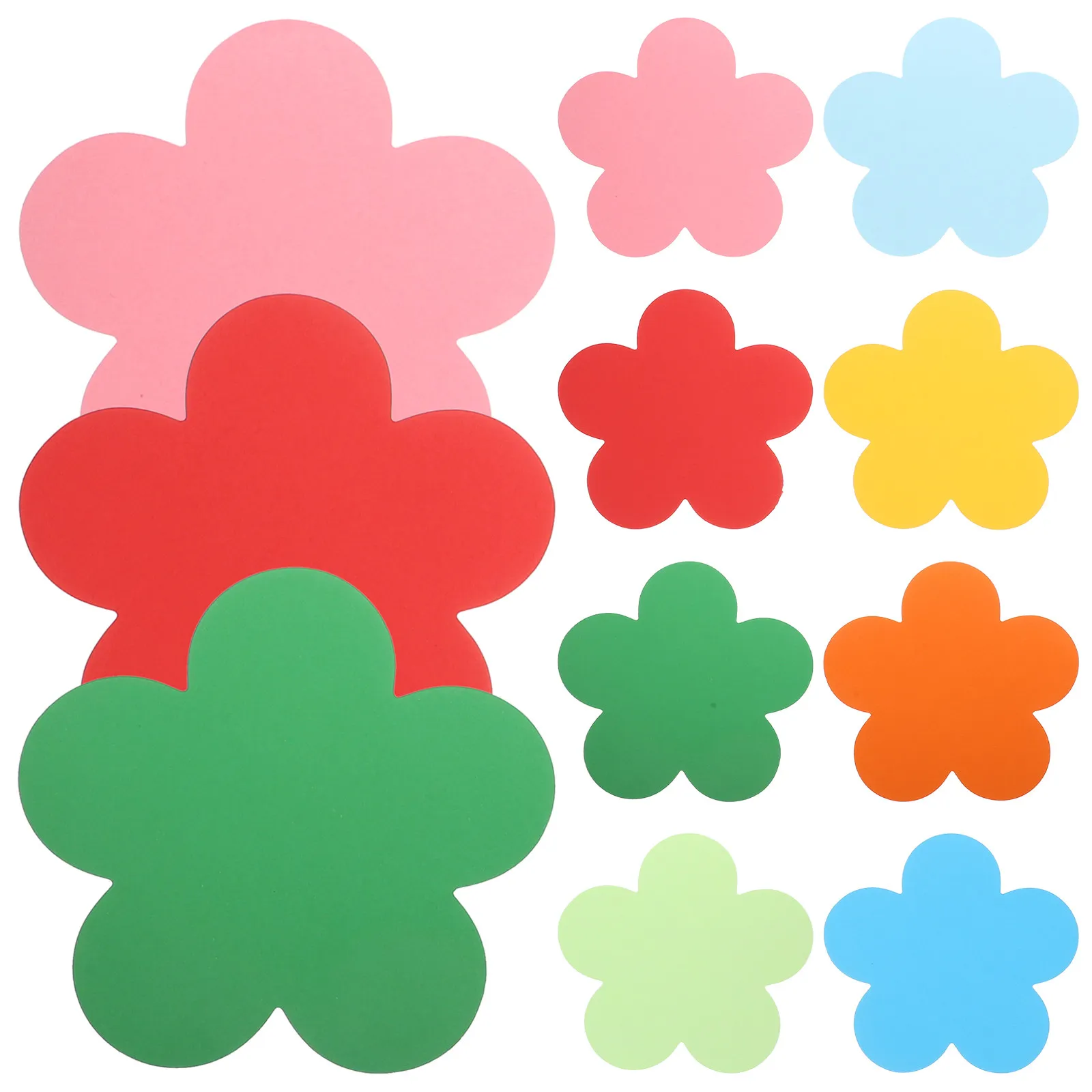 10Packs Flower Shaped Paper Cutouts Thick Safe Decorative DIY Colored Paper Cut Art Decors for Classroom Kindergarten Playroom
10Packs Flower Shaped Paper Cutouts Thick Safe Decorative DIY Colored Paper Cut Art Decors for Classroom Kindergarten Playroom