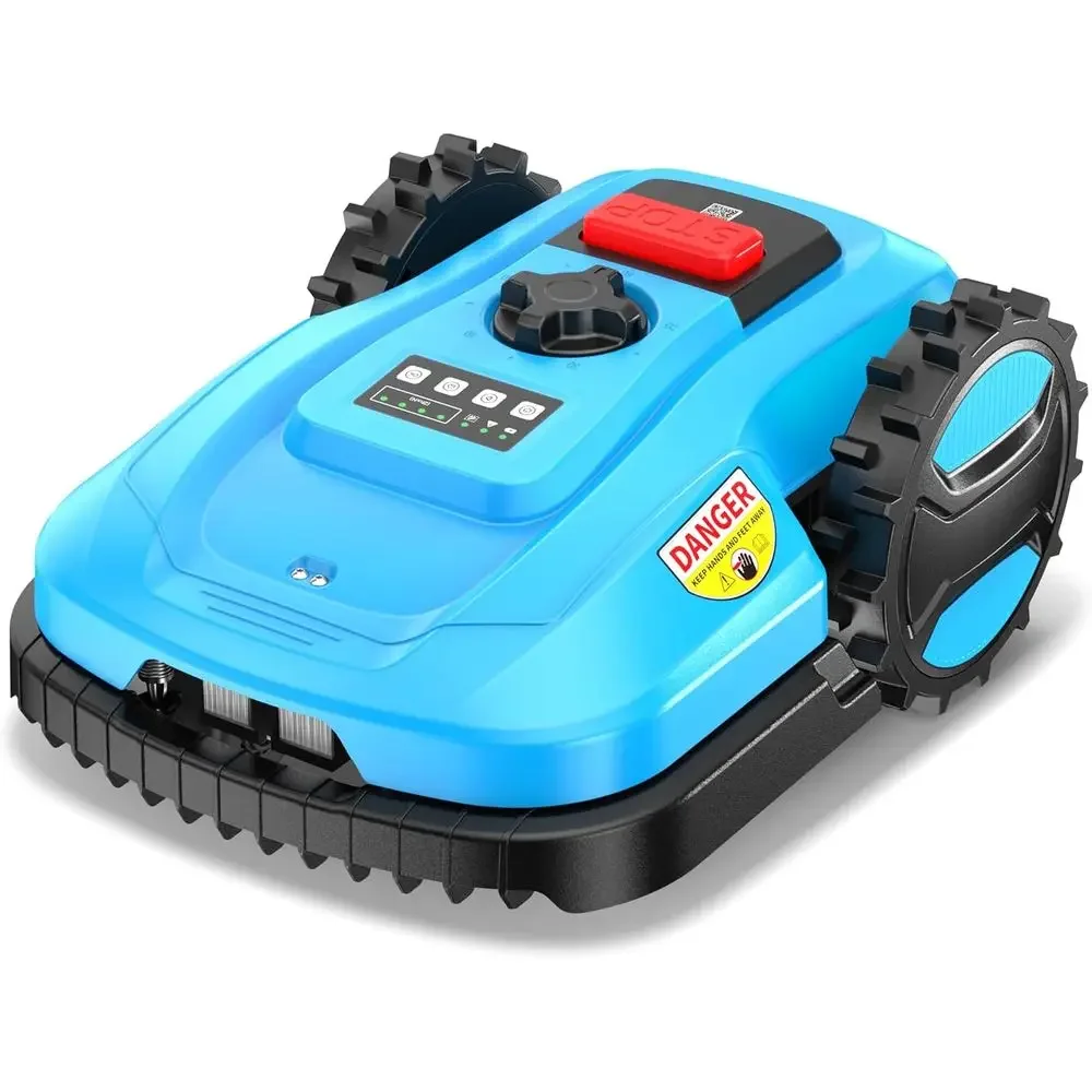 Smart 20V 4.0Ah Robotic Lawn Mower, 1/4 Acre, App & Bluetooth Controlled, Self-Charging for Small to Medium Yards
Smart 20V 4.0Ah Robotic Lawn Mower, 1/4 Acre, App & Bluetooth Controlled, Self-Charging for Small to Medium Yards
