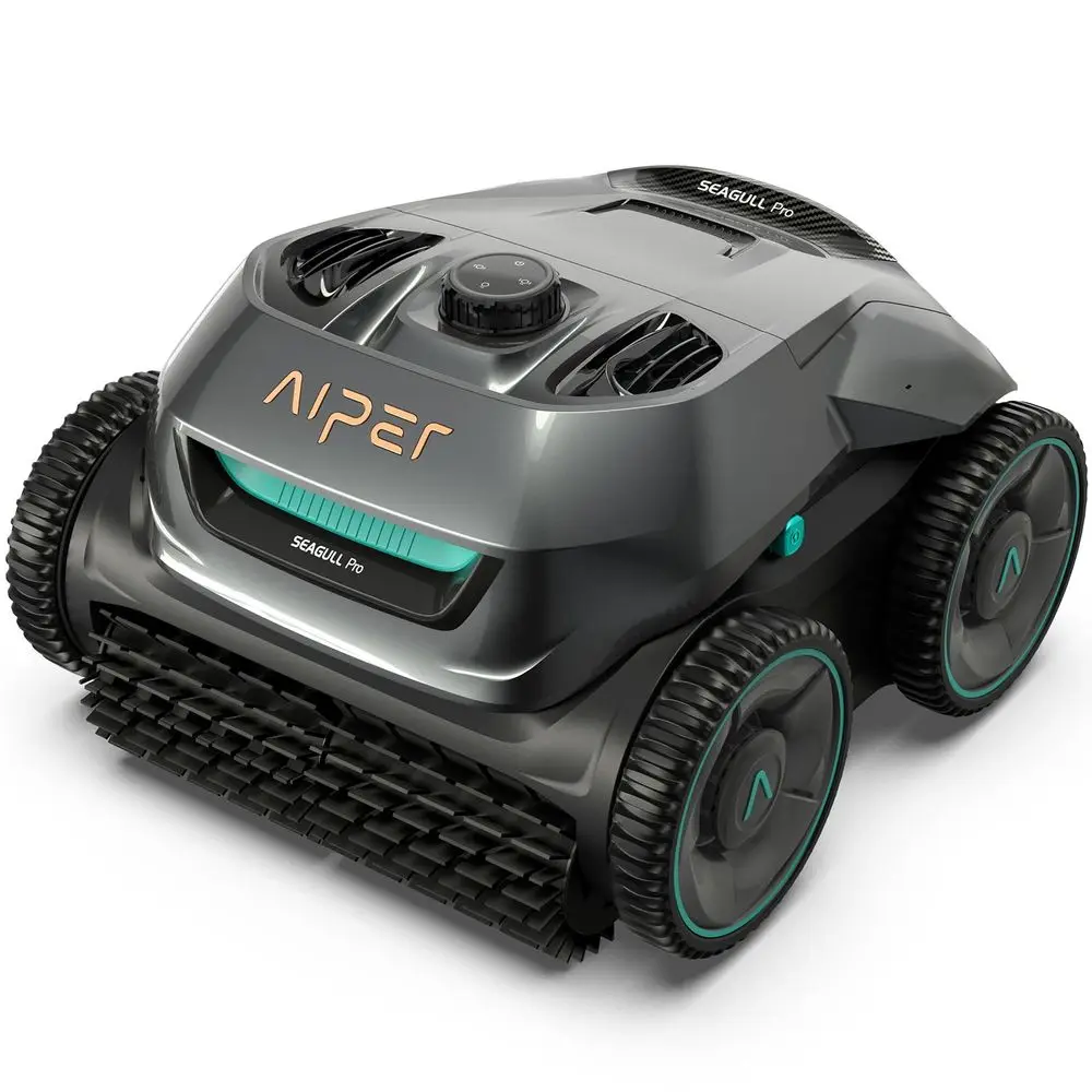 Cordless Robotic Pool Cleaner, WavePath Navigation, WallClimbing, QuadMotor, 150 mins Runtime for Inground Pools up to 1,600 sq
Cordless Robotic Pool Cleaner, WavePath Navigation, WallClimbing, QuadMotor, 150 mins Runtime for Inground Pools up to 1,600 sq