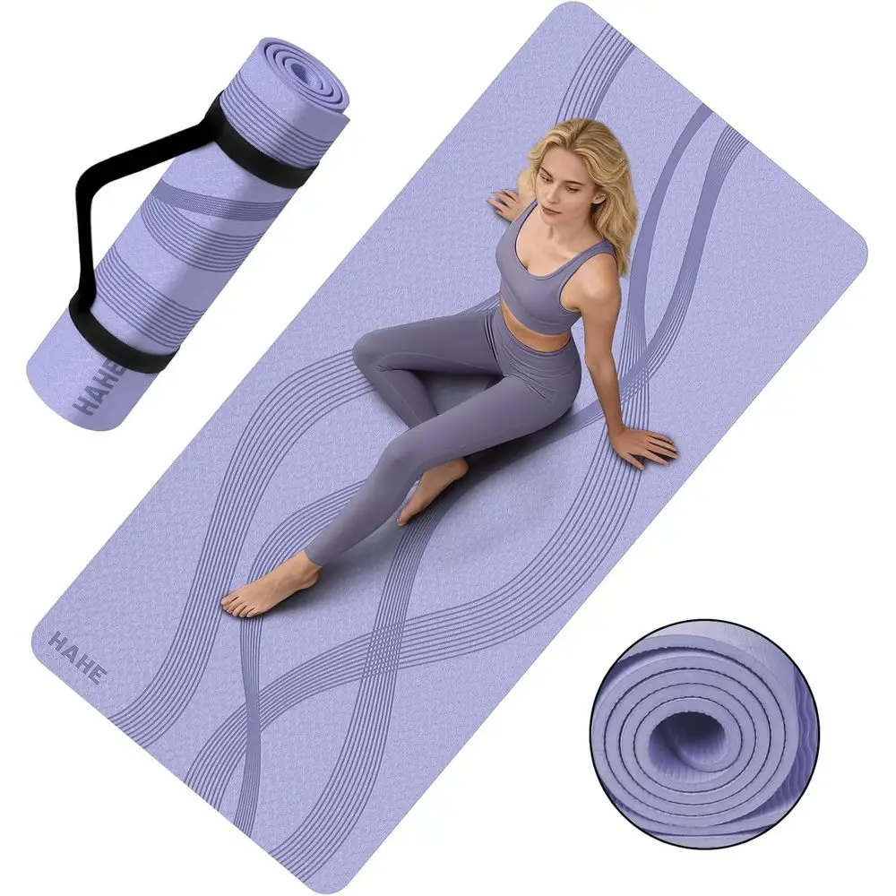 High-Density 76x32x0.27 Large Yoga Mat for Men & Women - Ideal for Yoga, Pilates, and Stretching
High-Density 76x32x0.27 Large Yoga Mat for Men & Women - Ideal for Yoga, Pilates, and Stretching