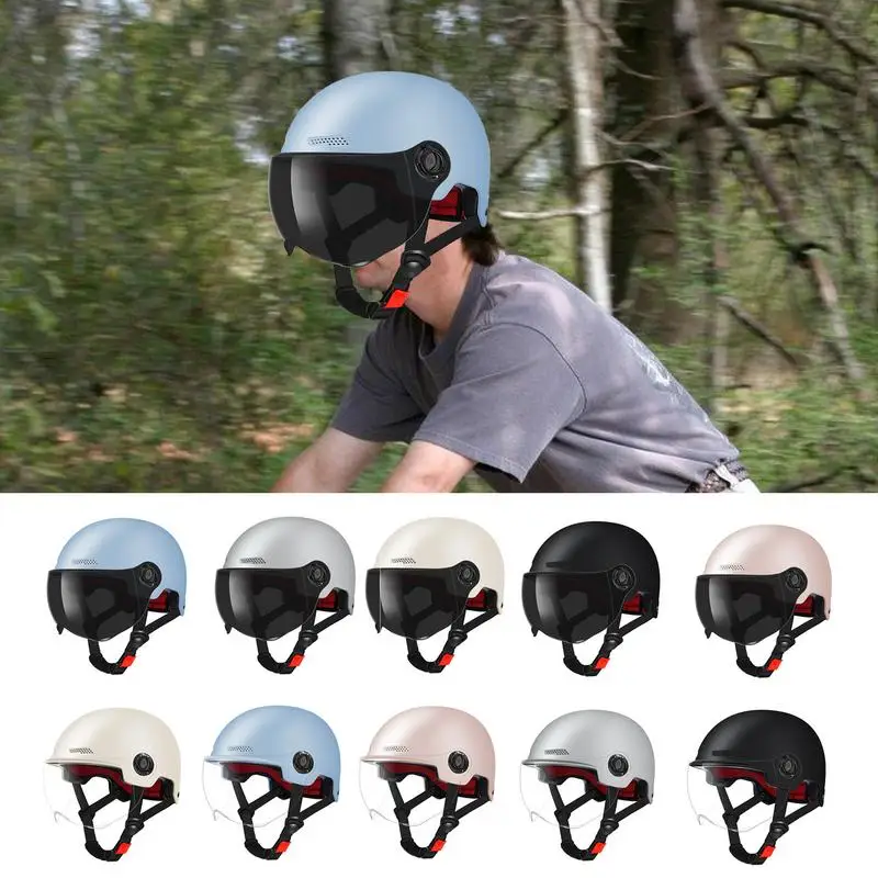 Bike Helmets With Visor Ultralight Cycling Safety Helmet Adjustable Ebike Helmets Bicycle Helmet motorcycle Casco Accesories
Bike Helmets With Visor Ultralight Cycling Safety Helmet Adjustable Ebike Helmets Bicycle Helmet motorcycle Casco Accesories