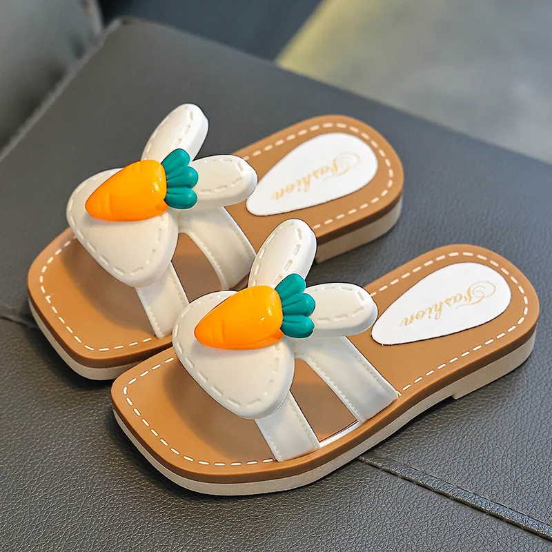Fashion Children Girls Slippers Letter M Flowers Carrot Cute Beach Slipper Summer Indoor Outdoor Sole Non-slip Daily Dress Shoes
Fashion Children Girls Slippers Letter M Flowers Carrot Cute Beach Slipper Summer Indoor Outdoor Sole Non-slip Daily Dress Shoes