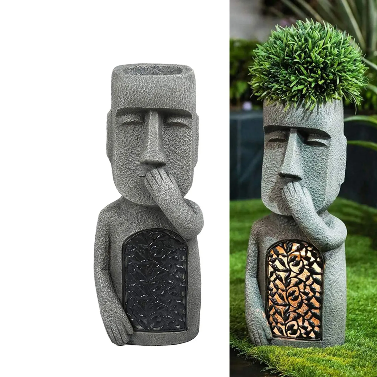 Creative Garden Decorative Light Easter Resin Ornaments Home Courtyard Easter Island Decor Solar Lawn Lights
Creative Garden Decorative Light Easter Resin Ornaments Home Courtyard Easter Island Decor Solar Lawn Lights