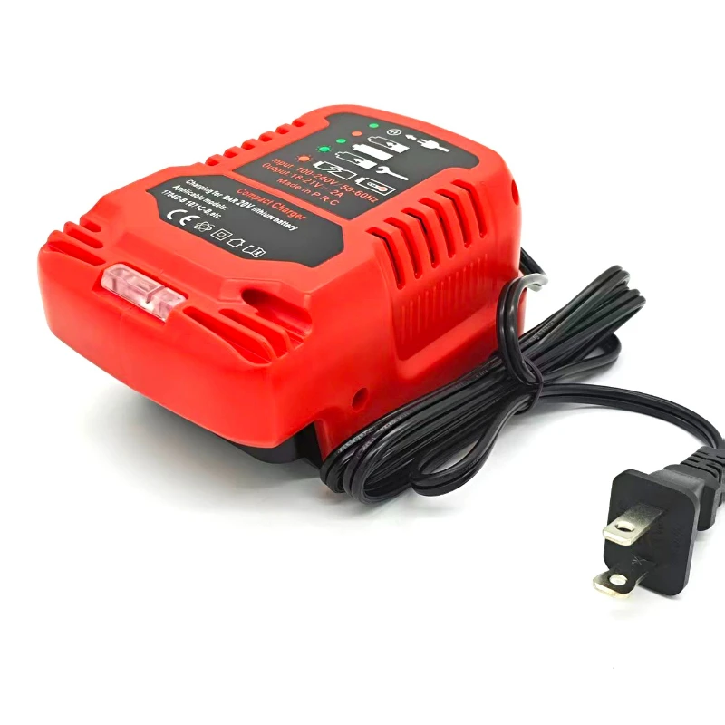 Portable Battery Charger Wireless Power Tool Spot Charger Mini Fast Charger Compatible for Bauer 20V Lithium Batteries US Plug
Portable Battery Charger Wireless Power Tool Spot Charger Mini Fast Charger Compatible for Bauer 20V Lithium Batteries US Plug