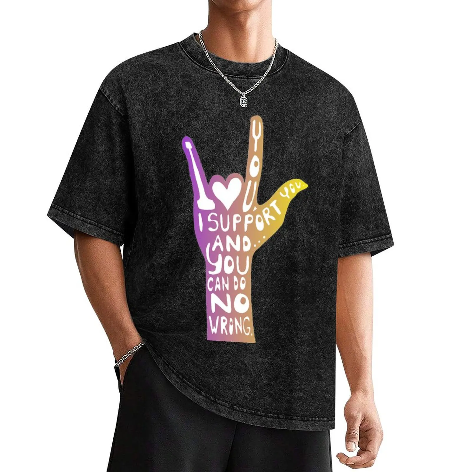 “I love you, I support you, and you can do no wrong.” (color) T-Shirt funny costumes blue archive tee shirts for men
“I love you, I support you, and you can do no wrong.” (color) T-Shirt funny costumes blue archive tee shirts for men