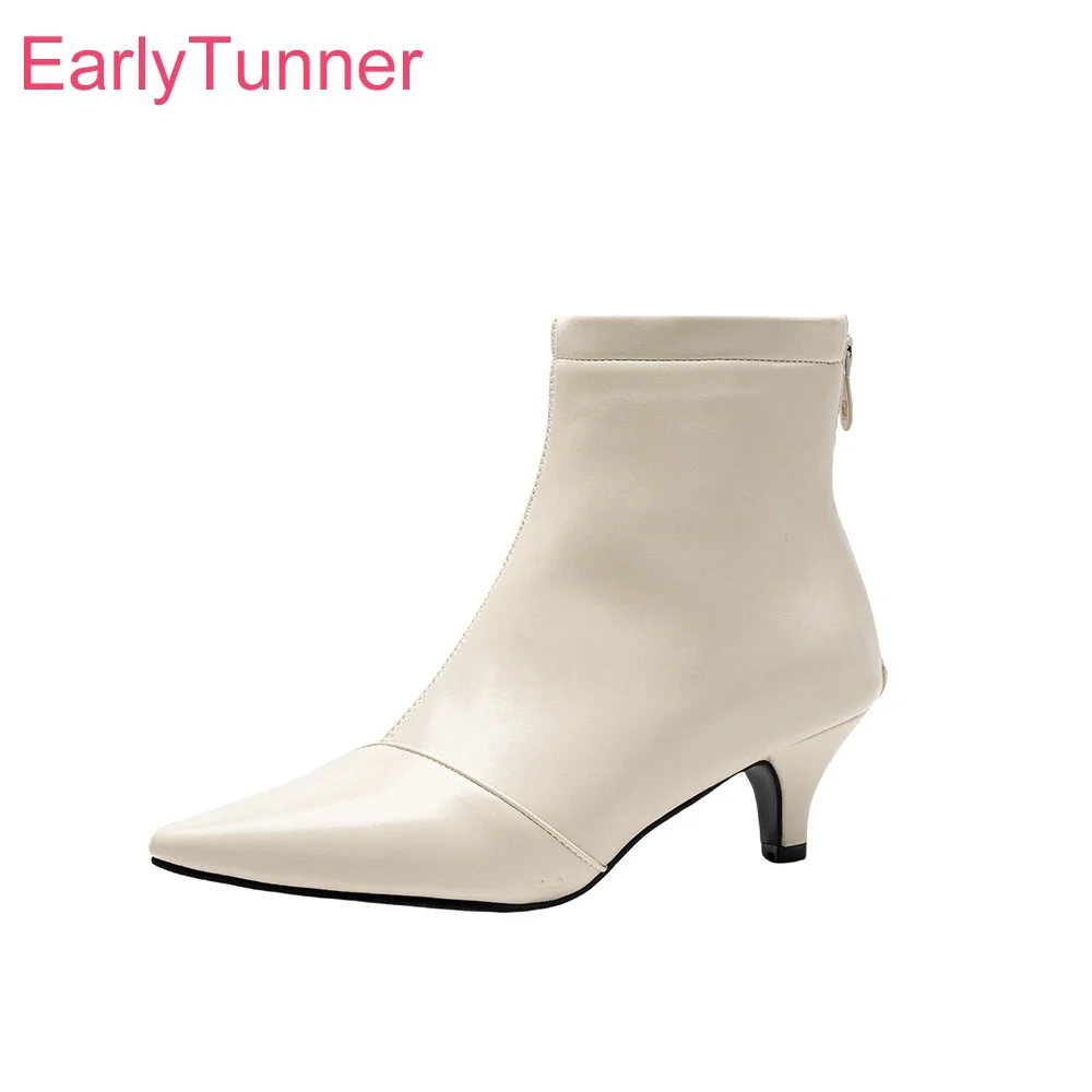 Winter Sweet Beige Black Women Ankle Boots Hot Pointed Toe High Heels Lady Nude Shoes Plus Small Big Size 12 32 43 45 48
Winter Sweet Beige Black Women Ankle Boots Hot Pointed Toe High Heels Lady Nude Shoes Plus Small Big Size 12 32 43 45 48