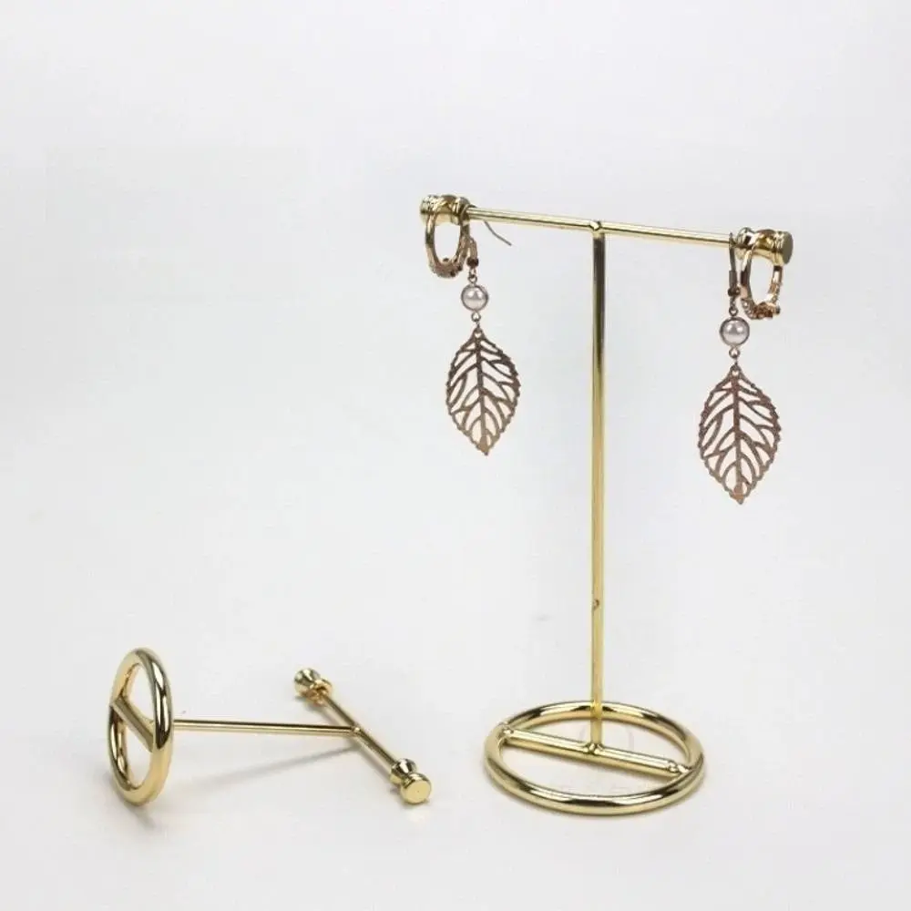 T-Shaped Jewelry Display Stand Premium Feel Creative Metal Earring Display Rack Luxury Professional Earring Holder
T-Shaped Jewelry Display Stand Premium Feel Creative Metal Earring Display Rack Luxury Professional Earring Holder