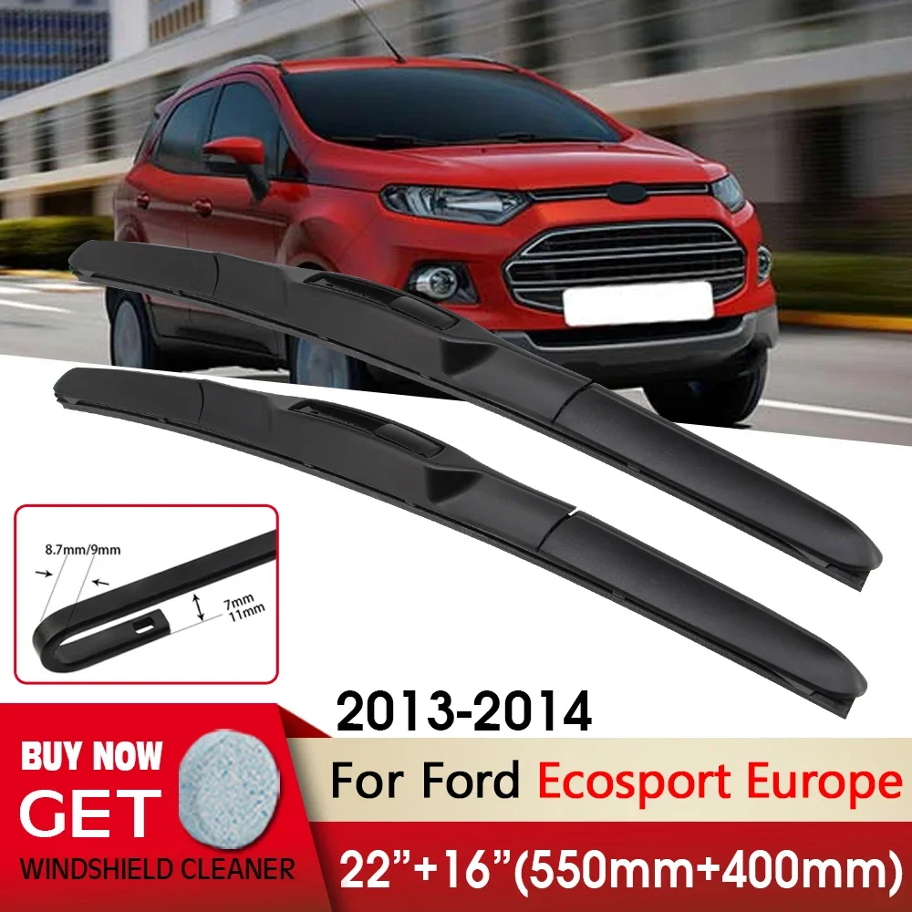 Car Wiper Front Wiper Blade 22"+16" For Ford Ecosport Europe 2013-2014 Fit U Hook Arm Front Windscreen Wipers Auto Accessories
Car Wiper Front Wiper Blade 22"+16" For Ford Ecosport Europe 2013-2014 Fit U Hook Arm Front Windscreen Wipers Auto Accessories