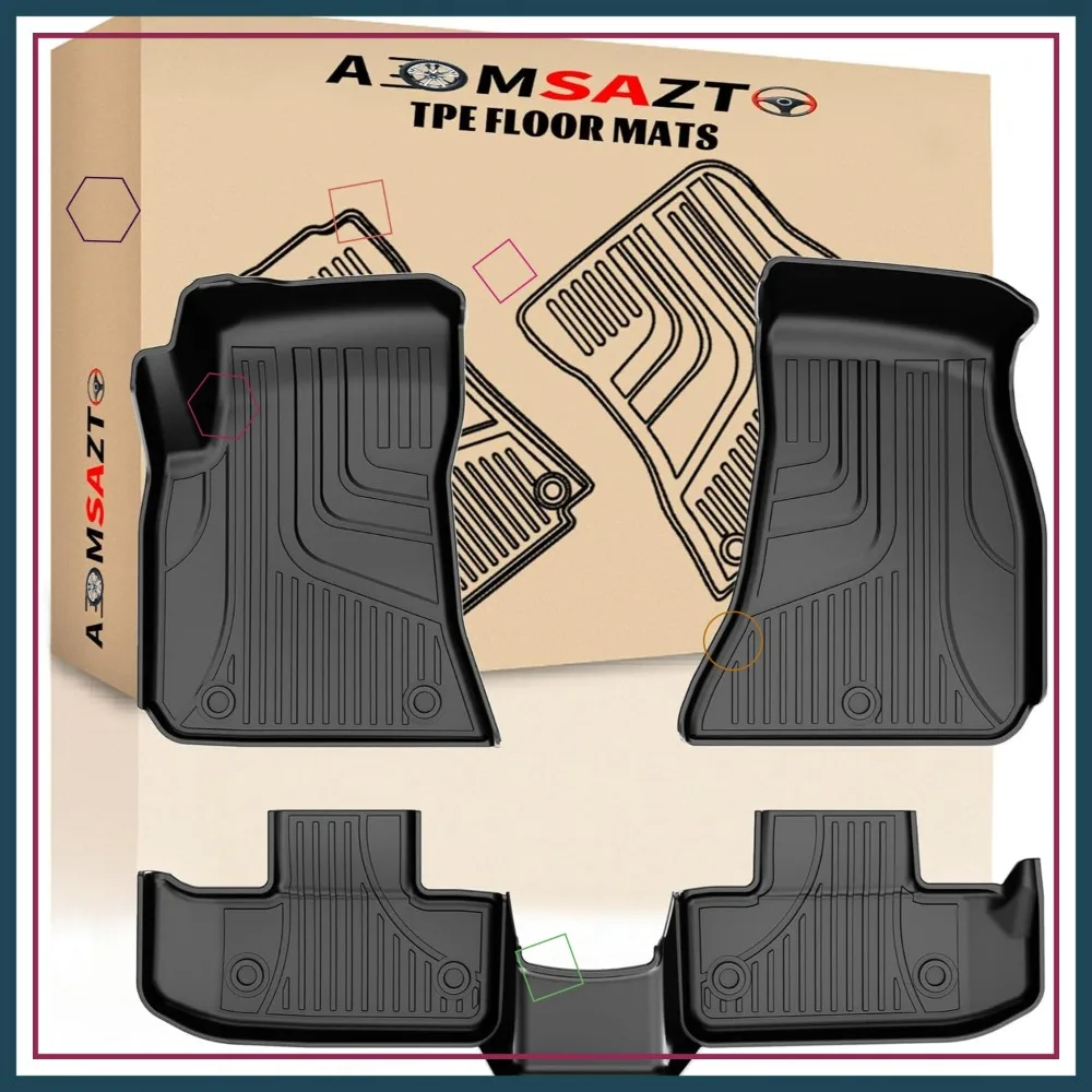 Custom TPE Floor Mats for Dodge Challenger 2015-2023 RWD - All Weather Full Set Front & Rear
Custom TPE Floor Mats for Dodge Challenger 2015-2023 RWD - All Weather Full Set Front & Rear