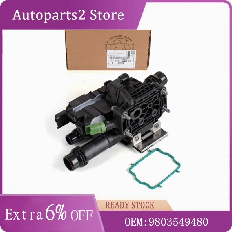 Brand New High Quality Coolant Thermostat Housing With Gasket 9803549480 9850364680 For Peugeot 208 308 508 Citroen C3 C4
Brand New High Quality Coolant Thermostat Housing With Gasket 9803549480 9850364680 For Peugeot 208 308 508 Citroen C3 C4