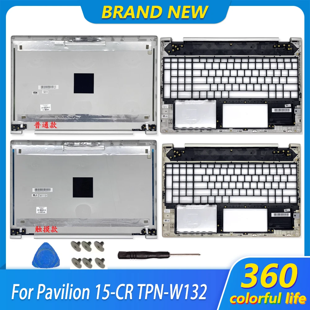 New For X360 15-CR 15T-CR TPN-W132 Laptop LCD Screen Back Top Cover Palmrest Upper Case Touch/Non Touch L22424-001 L22454-001
New For X360 15-CR 15T-CR TPN-W132 Laptop LCD Screen Back Top Cover Palmrest Upper Case Touch/Non Touch L22424-001 L22454-001
