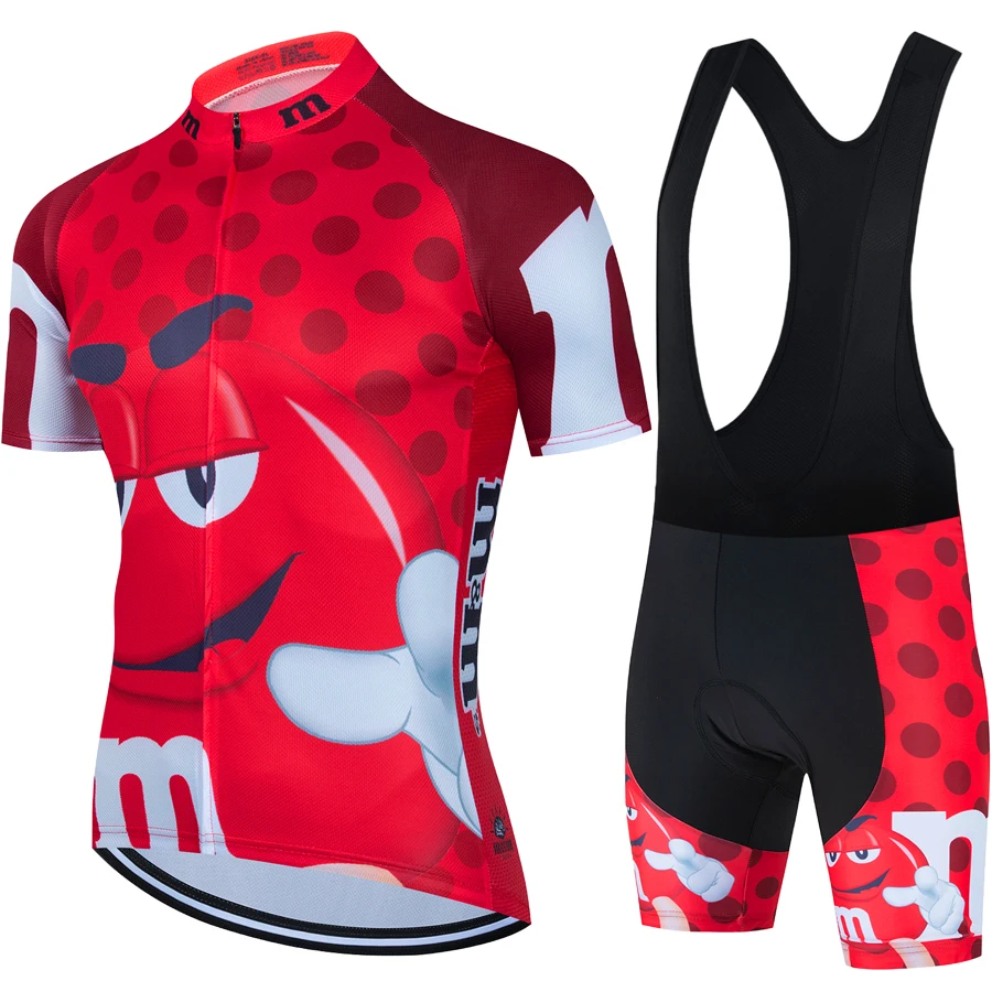 2023 Red Cartoon Team Short Sleeve Summer Men's Cycling Jersey Set Sport MTB Cycling Clothing Bicycle Road Riding Set Bib Shorts
2023 Red Cartoon Team Short Sleeve Summer Men's Cycling Jersey Set Sport MTB Cycling Clothing Bicycle Road Riding Set Bib Shorts
