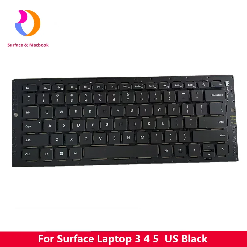 Оригинальный ключ для ноутбука Microsoft Surface 3, 4, 5, колпачок для ключей с американской раскладкой, черный 1868 1867 1872 1873 1950 1951 1958 1958
Оригинальный ключ для ноутбука Microsoft Surface 3, 4, 5, колпачок для ключей с американской раскладкой, черный 1868 1867 1872 1873 1950 1951 1958 1958