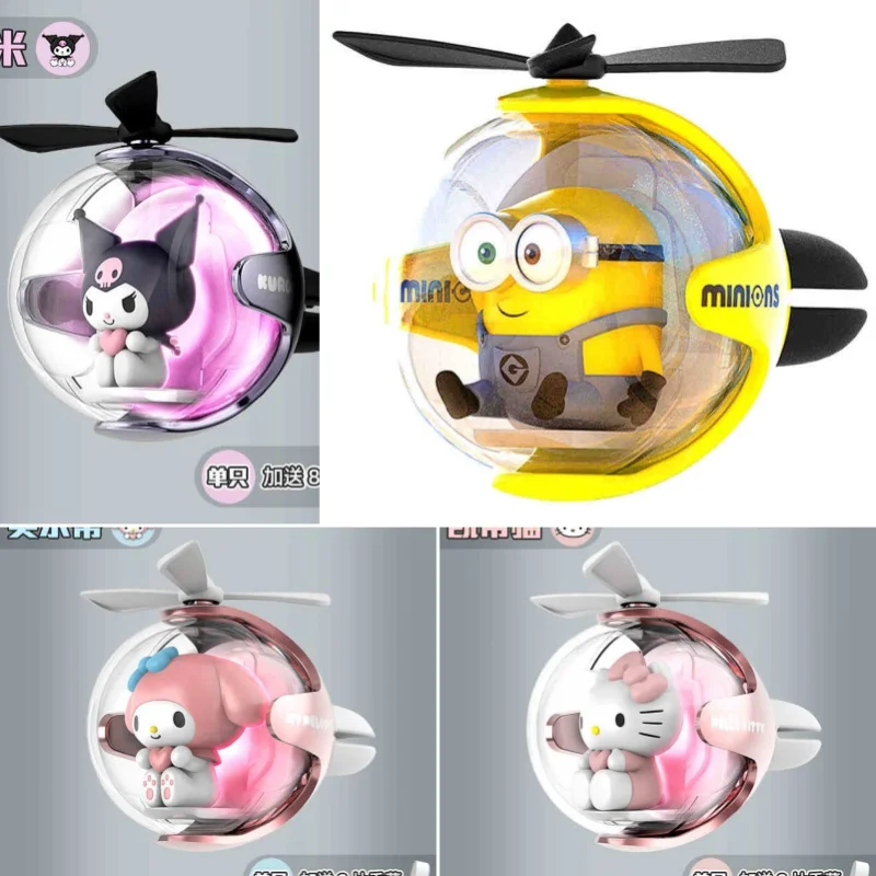 Minions Hellokitty Kuromi Character Peripheral Cartoon Flying Ball Car Aromatherapy Atmosphere Light Car Interior Decorations
Minions Hellokitty Kuromi Character Peripheral Cartoon Flying Ball Car Aromatherapy Atmosphere Light Car Interior Decorations