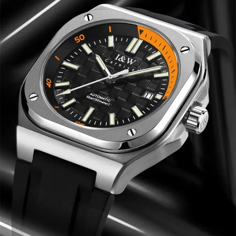 CARNIVAL Mechanical Couple Watches Brand Luxury MIYOTA Movement Automatic Wrist Watch 50m Waterproof for Men Women Reloj Hombre
CARNIVAL Mechanical Couple Watches Brand Luxury MIYOTA Movement Automatic Wrist Watch 50m Waterproof for Men Women Reloj Hombre