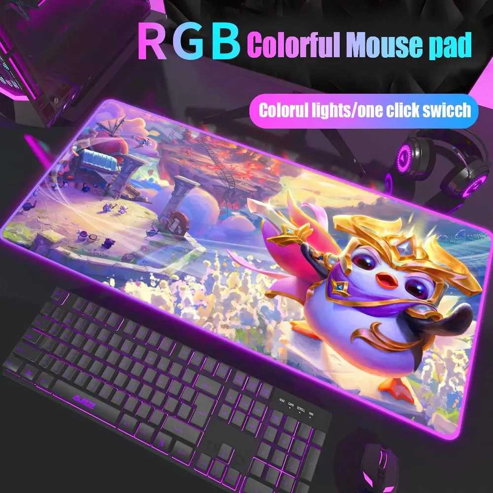 Коврик для мыши Teamfight Tactics, геймерский настольный коврик RGB, подсветка, светодиодный коврик для мыши, игровые аксессуары, настольный коврик, большой коврик для мыши с подсветкой
Коврик для мыши Teamfight Tactics, геймерский настольный коврик RGB, подсветка, светодиодный коврик для мыши, игровые аксессуары, настольный коврик, большой коврик для мыши с подсветкой