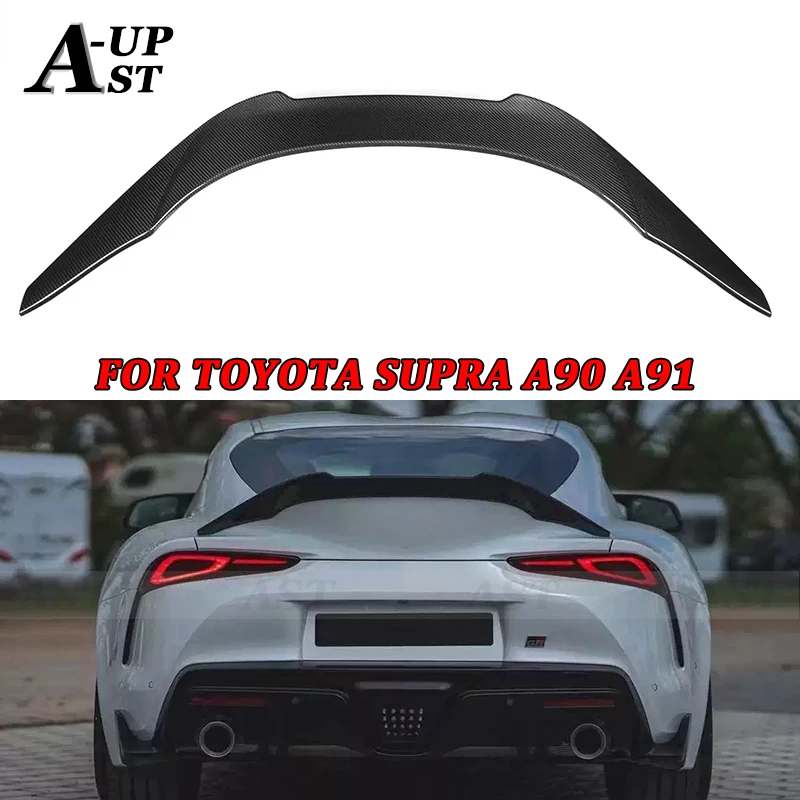 For Toyota Supra A90 A91 Carbon Fiber V style Spoiler Rear Wing Tail fins Splitter Guide Wing Duckbill Car Wing Body Kits
For Toyota Supra A90 A91 Carbon Fiber V style Spoiler Rear Wing Tail fins Splitter Guide Wing Duckbill Car Wing Body Kits