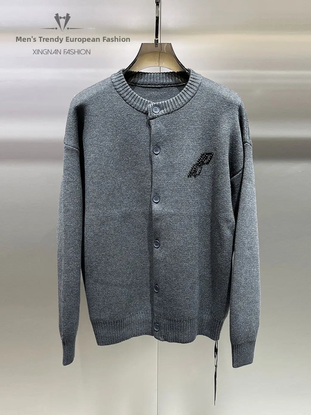 Men's Loose Fit Wool Knitted Cardigan round Ne Thi Casual Sle Winter 2025 mat Faion Lazy Sle Sweater
Men's Loose Fit Wool Knitted Cardigan round Ne Thi Casual Sle Winter 2025 mat Faion Lazy Sle Sweater