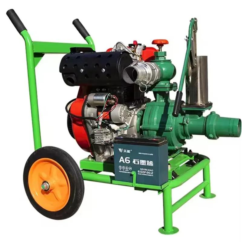 Convenient handcart mobile orchard sprinkler, diesel water pump integrated machine
Convenient handcart mobile orchard sprinkler, diesel water pump integrated machine