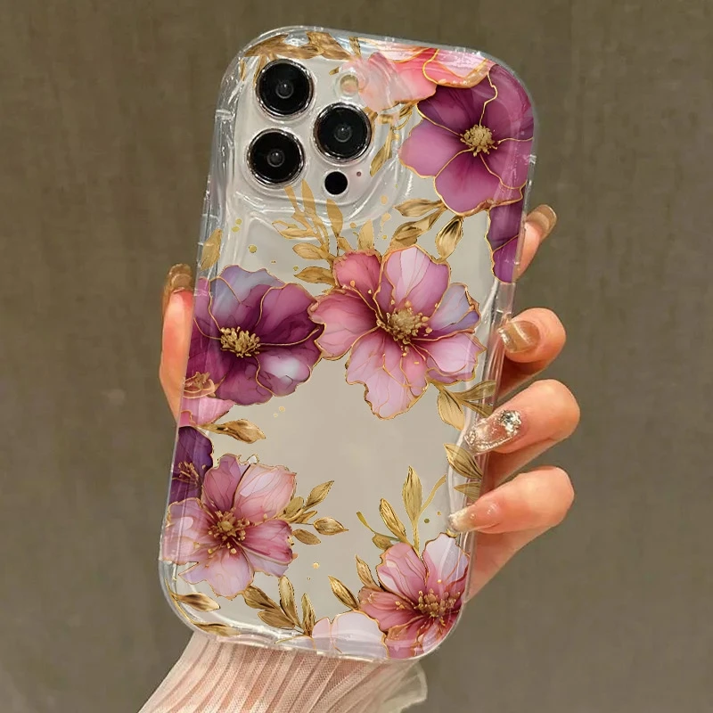 Gilded Flower Pattern Clear Phone Case For Xiaomi Redmi Note 11 12 13 14 Pro Plus 5G 14S 12S 11S 11 10 14C 13C 12C Soft Cover
Gilded Flower Pattern Clear Phone Case For Xiaomi Redmi Note 11 12 13 14 Pro Plus 5G 14S 12S 11S 11 10 14C 13C 12C Soft Cover
