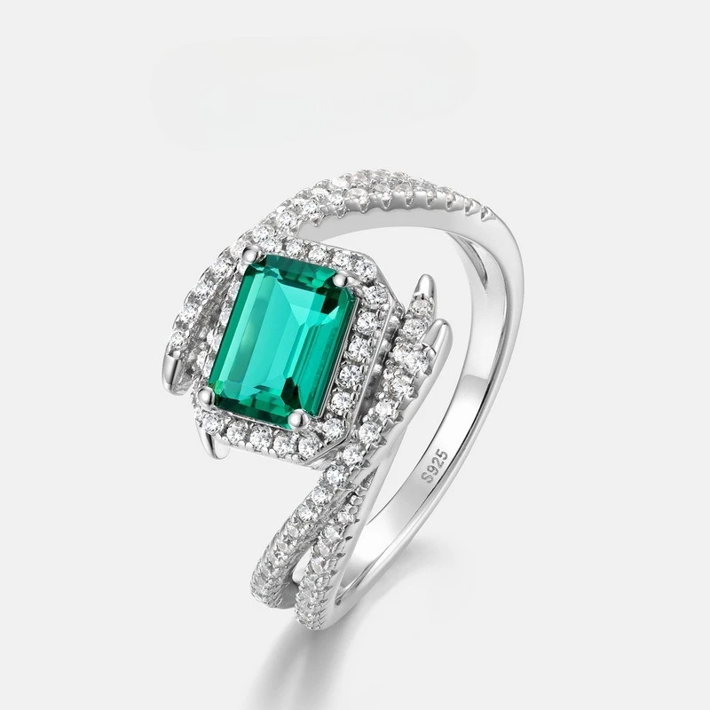 S925 Silver Emerald Ring Women's Volleyball Diamond Starry Sky Light Luxury Versatile Cross Design Sense Finger Ring
S925 Silver Emerald Ring Women's Volleyball Diamond Starry Sky Light Luxury Versatile Cross Design Sense Finger Ring