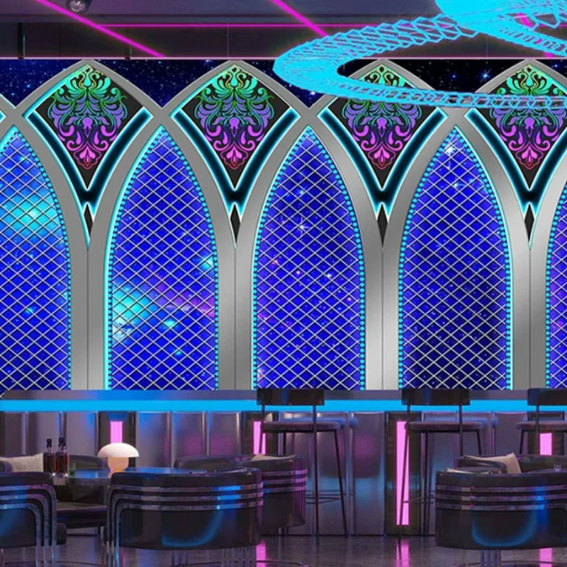 Technology Geometry Custom Mural Wallpaper for KTV Bar Private Room Front Desk Esports Internet Cafe Background Wall Home Decor
Technology Geometry Custom Mural Wallpaper for KTV Bar Private Room Front Desk Esports Internet Cafe Background Wall Home Decor