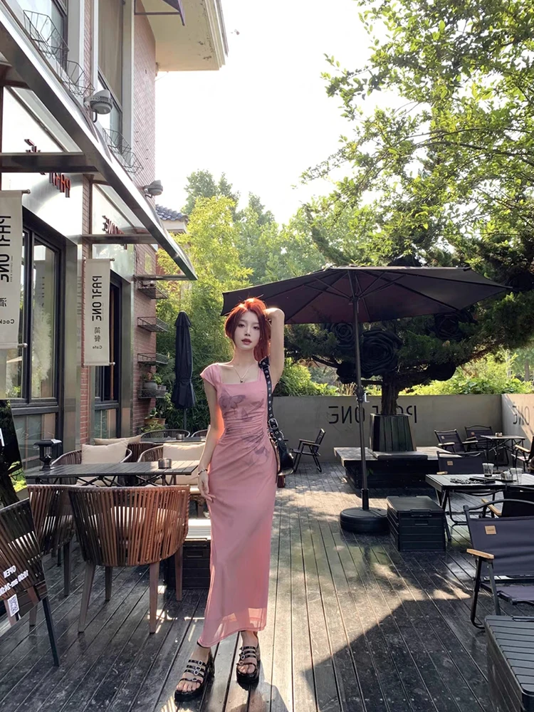 Elegant Floral Print Short Sleeve Women's Dress High Waist A-Line Long Skirt Korean Style V-Neck Summer Fashion Casual Dress
Elegant Floral Print Short Sleeve Women's Dress High Waist A-Line Long Skirt Korean Style V-Neck Summer Fashion Casual Dress