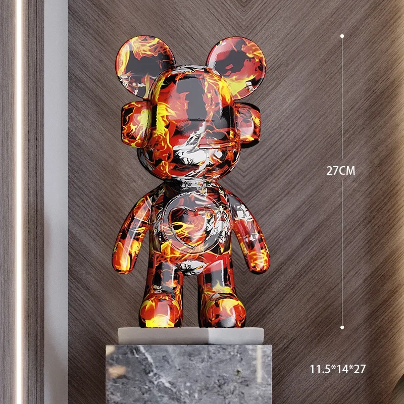 Luxury Mexican color scheme 27cm/35cm luxury resin DJ bear series ornaments, office desk, wine cabinet decoration
Luxury Mexican color scheme 27cm/35cm luxury resin DJ bear series ornaments, office desk, wine cabinet decoration