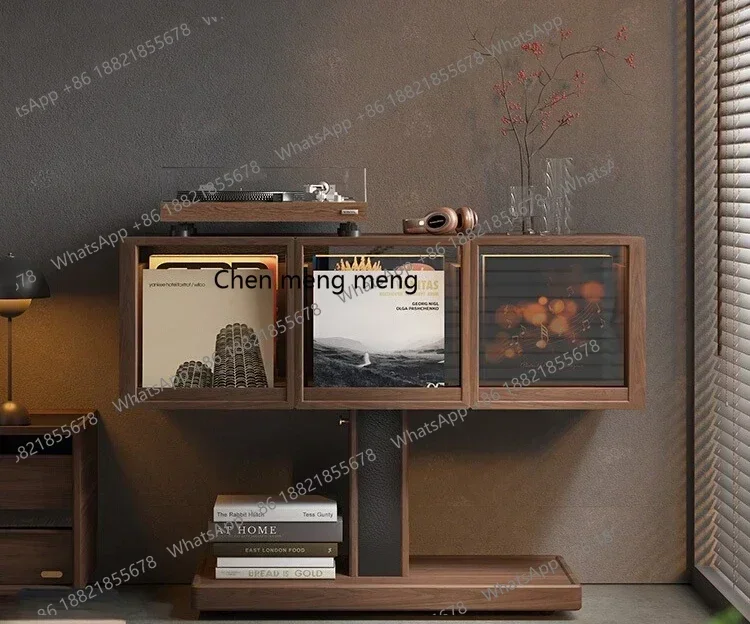 D182Vinyl Record Cabinet Removable North American Black Walnut Solid Wood Side Cabinet
D182Vinyl Record Cabinet Removable North American Black Walnut Solid Wood Side Cabinet