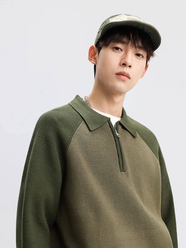 Loose Fit f Zip Ne Knitwear for Men Casual oulder Sve Autumn Winter New Sle Korean Version Long Sve Sweater
Loose Fit f Zip Ne Knitwear for Men Casual oulder Sve Autumn Winter New Sle Korean Version Long Sve Sweater